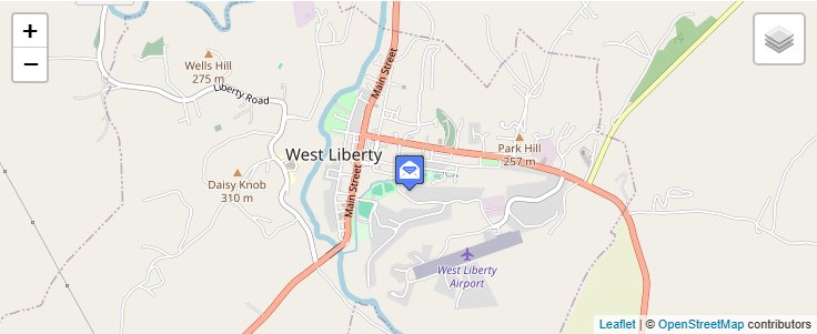 Map of ZIP Code 41477 in Wrigley, KY — click to open interactive map