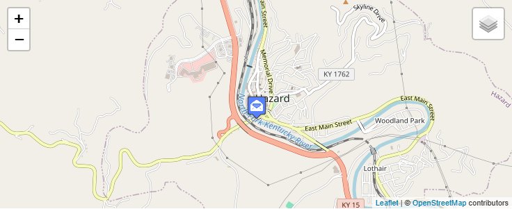 Map of ZIP Code 41702 in Hazard, KY — click to open interactive map