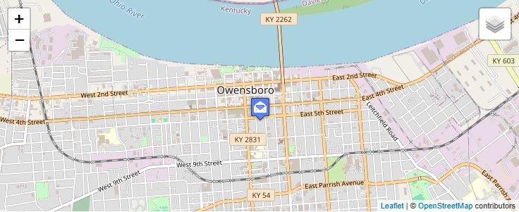 Map of ZIP Code 42302 in Owensboro, KY — click to open interactive map