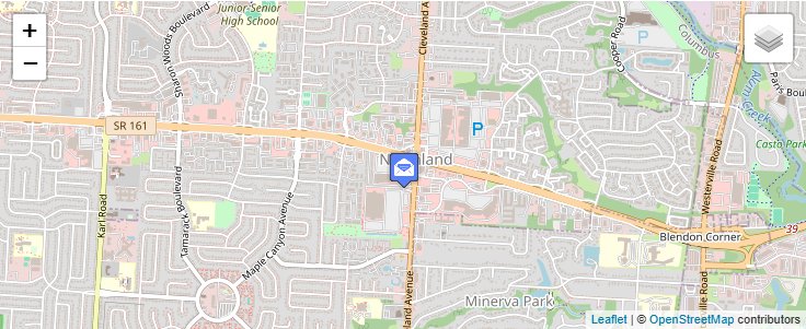 Map of ZIP Code 43226 in Columbus, OH — click to open interactive map