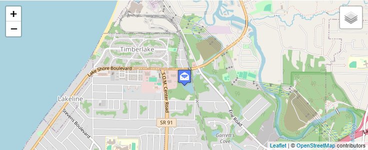 Map of ZIP Code 44097 in Eastlake, OH — click to open interactive map