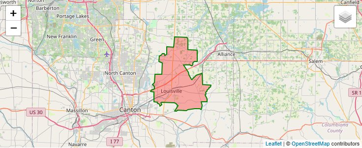 ZIP Code 44641 - Louisville, Ohio | Map, Demographics, Income