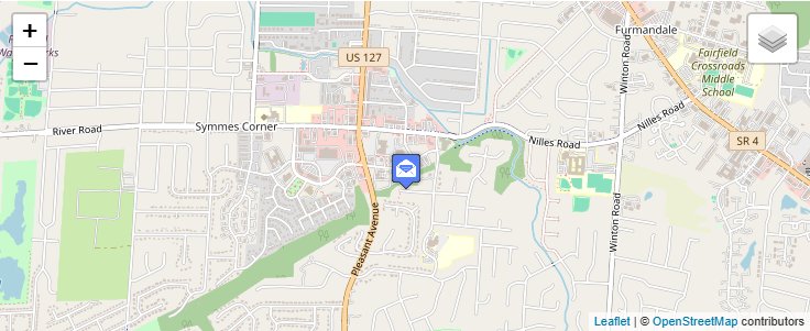 Map of ZIP Code 45018 in Fairfield, OH — click to open interactive map