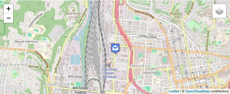 Map of ZIP Code 45234 in Cincinnati, OH — click to open interactive map