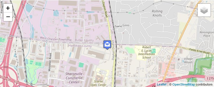 Map of ZIP Code 45235 in Cincinnati, OH — click to open interactive map