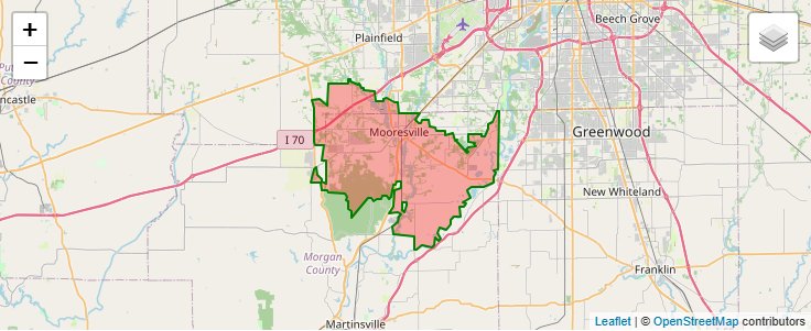 ZIP Code 46158 - Mooresville, Indiana | Map, Demographics, Income