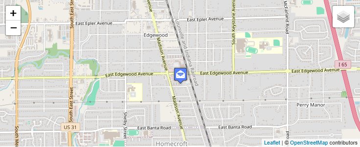 Map of ZIP Code 46247 in Indianapolis, IN — click to open interactive map