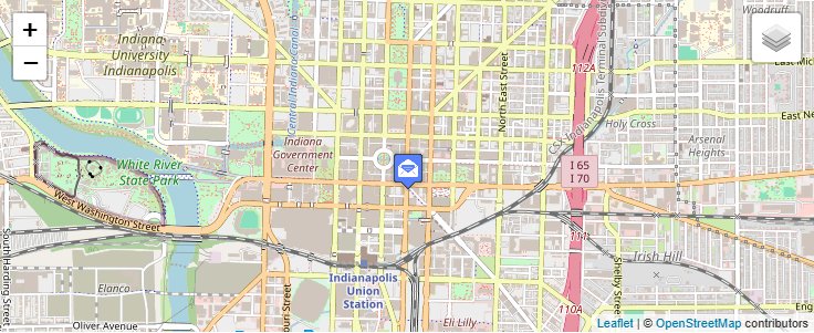 Map of ZIP Code 46262 in Indianapolis, IN — click to open interactive map