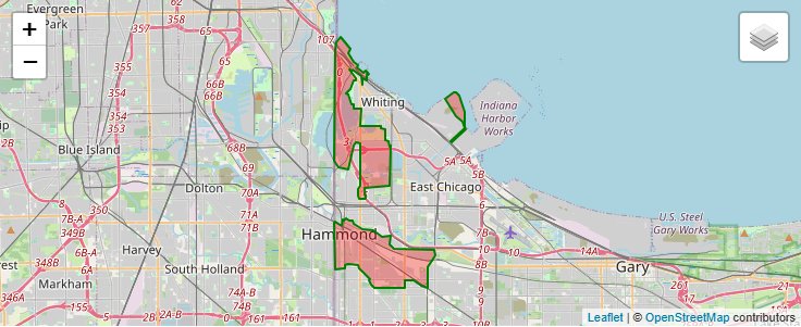 ZIP Code 46320 - Hammond, Indiana | Map, Demographics, Income