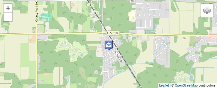 Map of ZIP Code 46372 in Roselawn, IN — click to open interactive map
