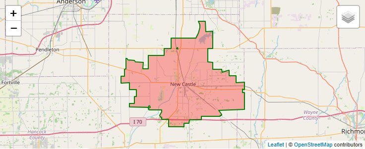 ZIP Code 47362 - New Castle, Indiana | Map, Demographics, Income