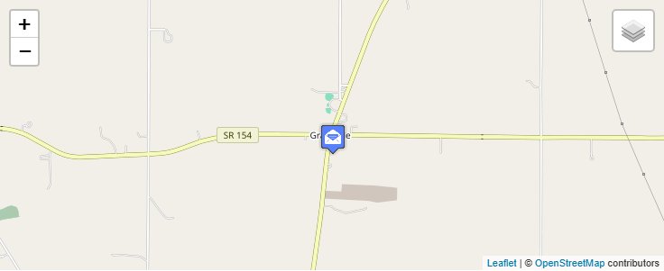 Map of ZIP Code 47852 in Graysville, IN — click to open interactive map