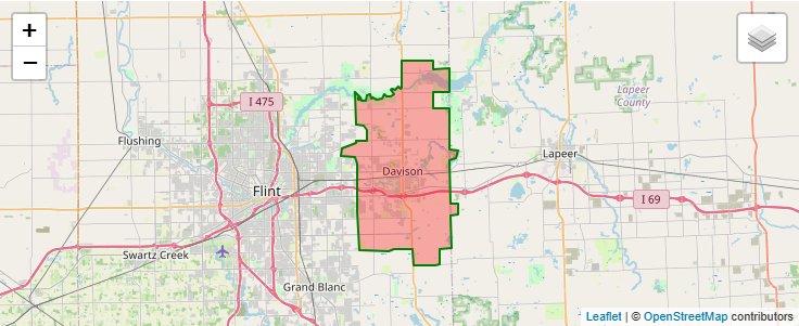L ZIP Code 48423 - Davison, Michigan | Map, Demographics, Income
