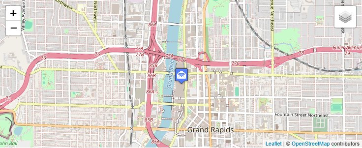 Map of ZIP Code 49528 in Grand Rapids, MI — click to open interactive map