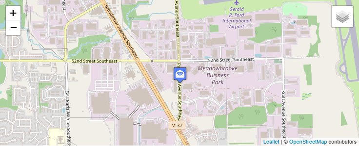 Map of ZIP Code 49530 in Grand Rapids, MI — click to open interactive map