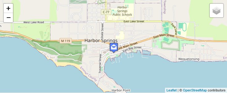 Map of ZIP Code 49737 in Good Hart, MI — click to open interactive map