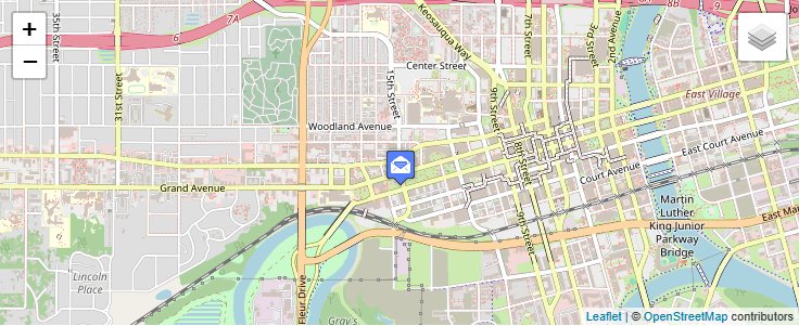 Map of ZIP Code 50331 in Des Moines, IA — click to open interactive map