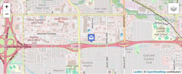Map of ZIP Code 50369 in Des Moines, IA — click to open interactive map