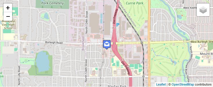 Map of ZIP Code 53263 in Milwaukee, WI — click to open interactive map