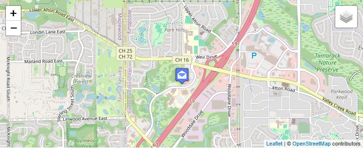 Map of ZIP Code 55131 in Saint Paul, MN — click to open interactive map