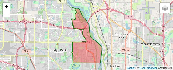 ZIP Code 55444 - Minneapolis, Minnesota | Map, Demographics