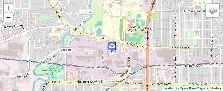 Map of ZIP Code 56372 in Saint Cloud, MN — click to open interactive map