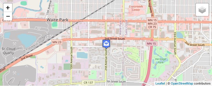 Map of ZIP Code 56388 in Saint Cloud, MN — click to open interactive map