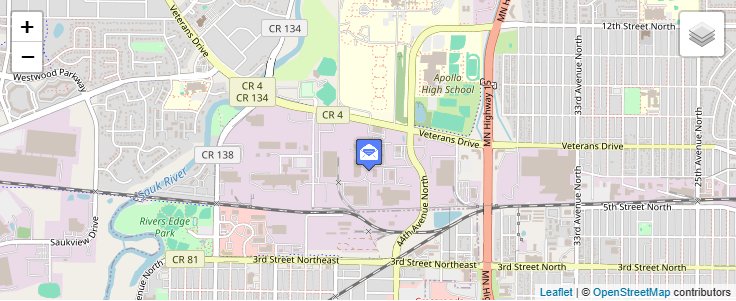 Map of ZIP Code 56393 in Saint Cloud, MN — click to open interactive map