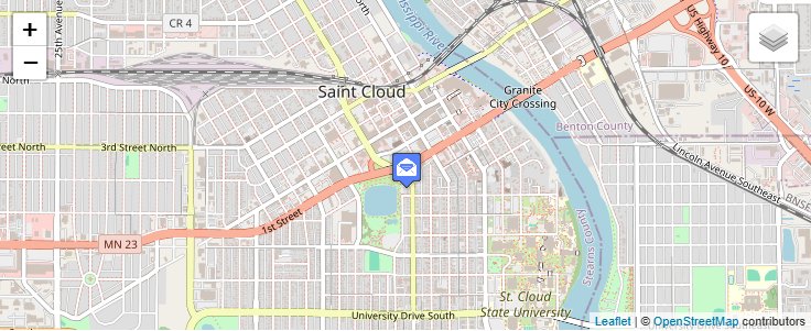 Map of ZIP Code 56398 in Saint Cloud, MN — click to open interactive map