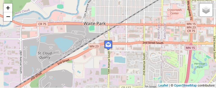 Map of ZIP Code 56399 in Saint Cloud, MN — click to open interactive map