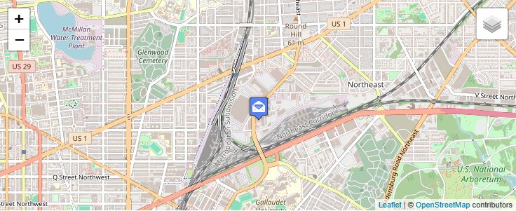 Map of ZIP Code 56999 in Parcel Return Service, DC — click to open interactive map
