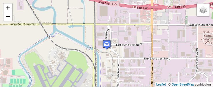 Map of ZIP Code 57118 in Sioux Falls, SD — click to open interactive map