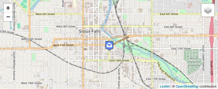 Map of ZIP Code 57193 in Sioux Falls, SD — click to open interactive map