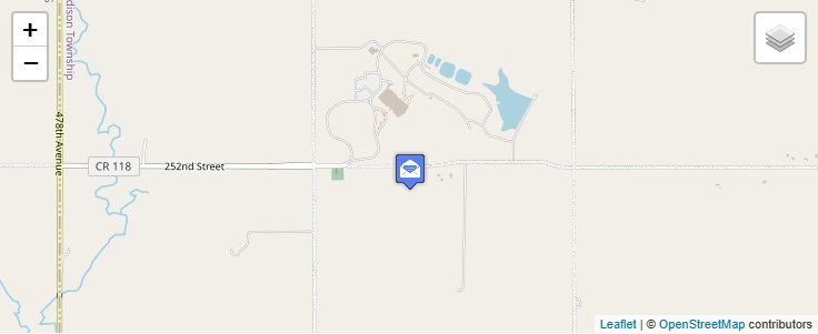 Map of ZIP Code 57198 in Sioux Falls, SD — click to open interactive map