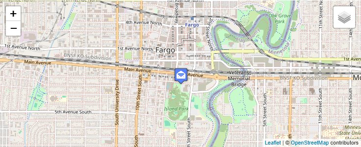 Map of ZIP Code 58124 in Fargo, ND — click to open interactive map