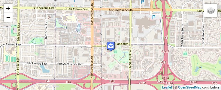Map of ZIP Code 58125 in Fargo, ND — click to open interactive map