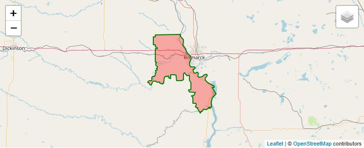 ZIP Code 58554 - Mandan, North Dakota | Map, Demographics, Income