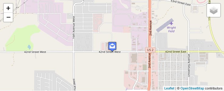 Map of ZIP Code 58803 in Williston, ND — click to open interactive map