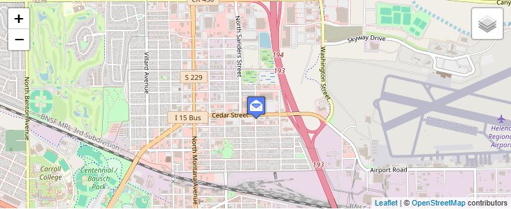 Map of ZIP Code 59604 in Helena, MT — click to open interactive map