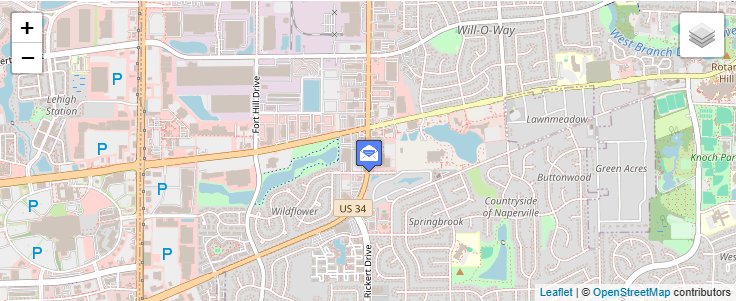 Map of ZIP Code 60567 in Naperville, IL — click to open interactive map