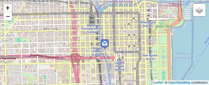 Map of ZIP Code 60684 in Chicago, IL — click to open interactive map