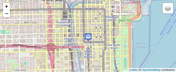 Map of ZIP Code 60697 in Chicago, IL — click to open interactive map