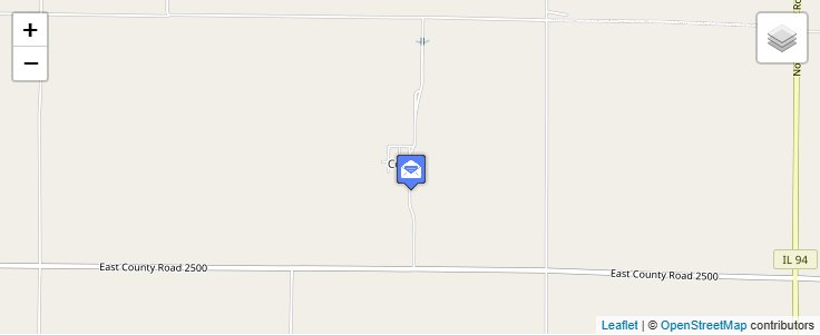 Map of ZIP Code 62329 in Colusa, IL — click to open interactive map