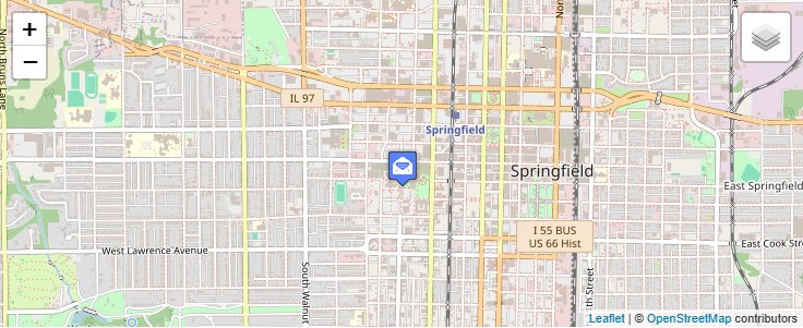 Map of ZIP Code 62765 in Springfield, IL — click to open interactive map