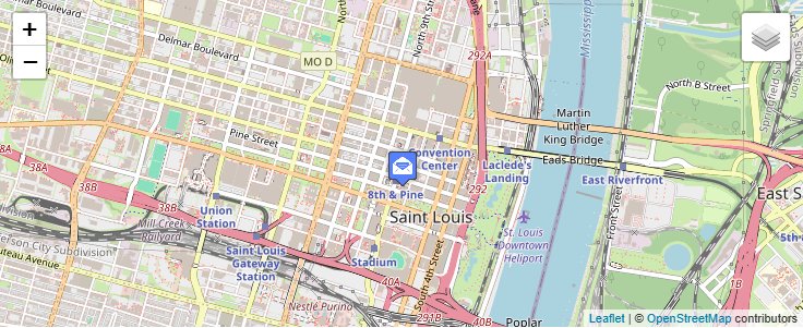 Map of ZIP Code 63169 in Saint Louis, MO — click to open interactive map