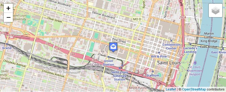 Map of ZIP Code 63177 in Saint Louis, MO — click to open interactive map