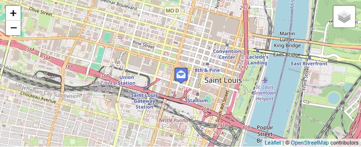 Map of ZIP Code 63199 in Saint Louis, MO — click to open interactive map