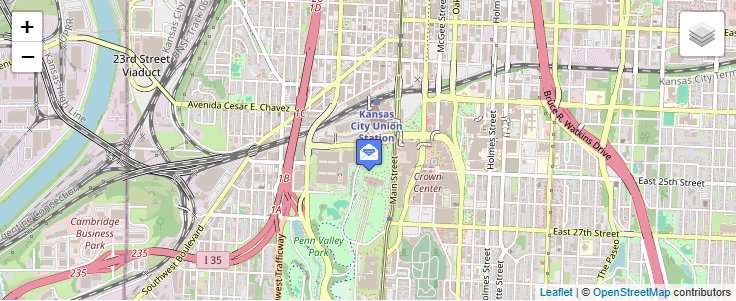 Map of ZIP Code 64179 in Kansas City, MO — click to open interactive map