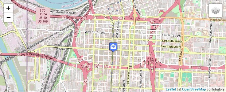 Map of ZIP Code 64196 in Kansas City, MO — click to open interactive map