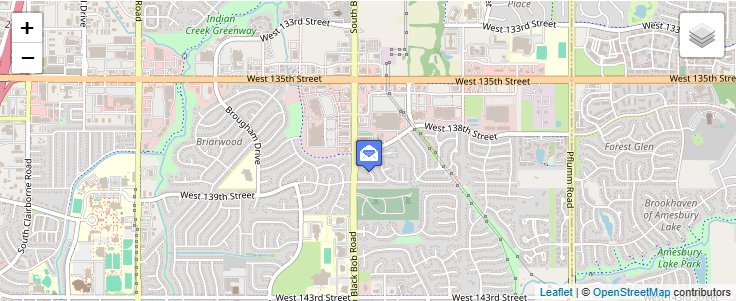Map of ZIP Code 66063 in Olathe, KS — click to open interactive map